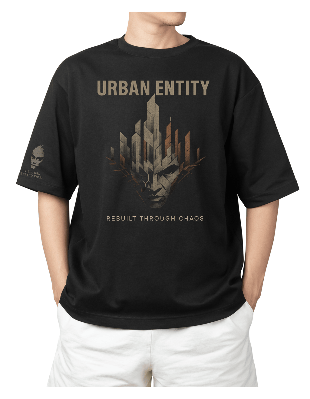Men's Black Oversized T-shirt