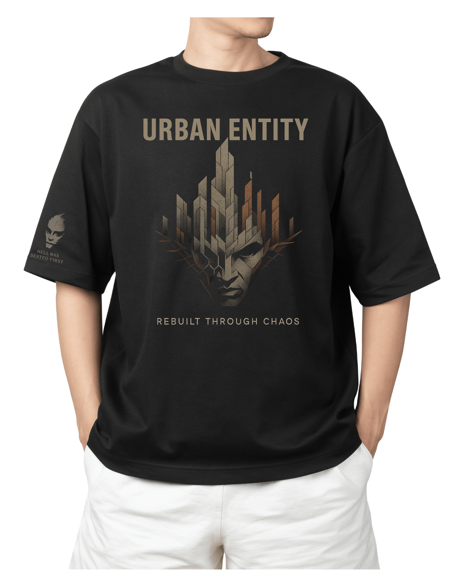 Men's Black Oversized T-shirt